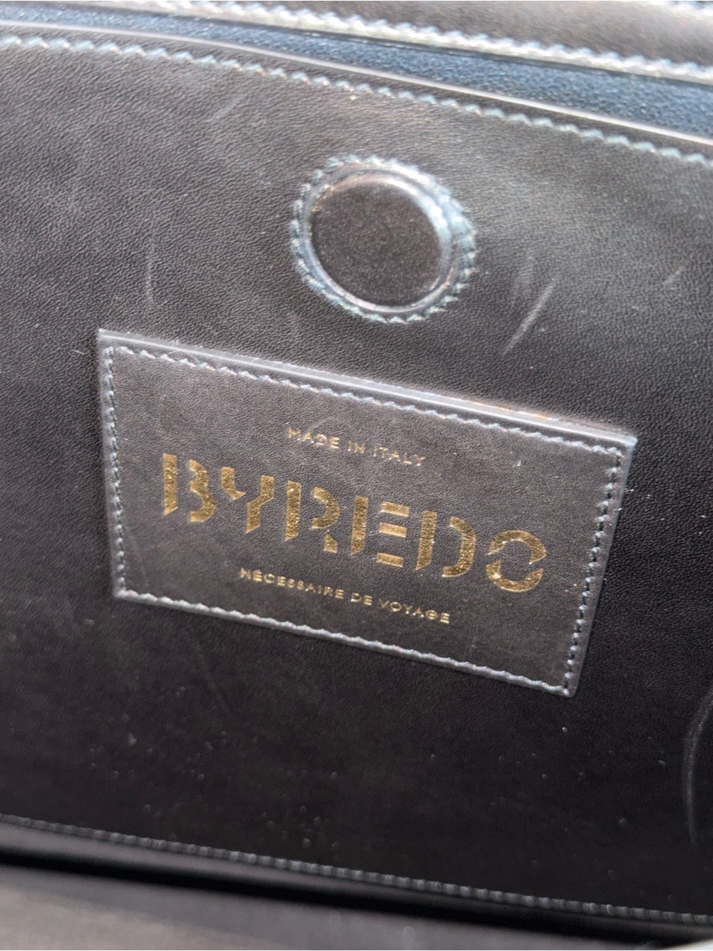 $1.6k Byredo Nécessaire de Voyage Leather Tote Bag Large Black Italy Rare - Picture 6 of 15